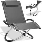tectake&reg; Sonnenliege, mit Textilene, Belastbarkeit 150 kg, 150 x 73 x 93 cm