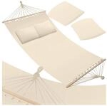 tectake&reg; H&auml;ngematte, mit Spreitzst&auml;ben, f&uuml;r 2 Personen, Belastbarkeit 240 kg, 230