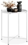 tectake&reg; Beistelltisch, Stahl, filigranes Gestell, 45,5 x 45,5 x 53 cm