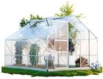 GARMIO&reg; Gew&auml;chshaus ARONA 310x250cm f&uuml;r den Garten, Alu Fr&uuml;hbeet inklusive