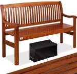KESSER&reg; Gartenbank Holz Holzbank wetterfest F&uuml;r 3 bis 4 Personen Parkbank...