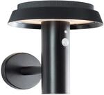 Brilliant LED Au&szlig;en-Wandleuchte Alvero Au&szlig;enlampe mit Solar, 21 cm, 500 lm, 3000 K,