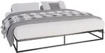 CLP Metallbett Scala 200x200x25 cm Farbe:schwarz;Gr&ouml;&szlig;e:200x200x25 cm