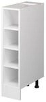 Vicco Regalunterschrank K&uuml;chenschrank K&uuml;chenzeile R-Line 20 cm Wei&szlig; F&auml;cher
