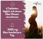 EXVital&reg; Inositol, Vitamin B8 mit Fols&auml;ure, 180 Tabletten