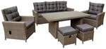 bellavista - Home & Garden&reg; Luxus Dining Lounge "Asti" Braun