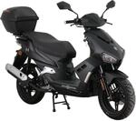 Alpha Motors Mofaroller Mustang FI 50 ccm 25 kmh EURO 5 mattschwarz inkl....