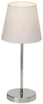 BRILLIANT Lampe Kasha Tischleuchte Touchschalter chrom/wei&szlig; 1x D45, E14, 40W,