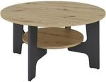 byLIVING Couchtisch JONNY, Breite 80 cm, Artisan Eiche (Eiche-Optik)/anthrazit