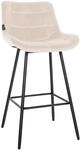 CLP Barhocker Weston I Gepolsterter Sitz Mit Steppmuster I Metallgestell Mit