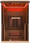 Dewello&reg; Infrarotkabine Infrarotsauna KENORA 130x105 f&uuml;r 1-2 Personen aus