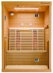Dewello&reg; Infrarotkabine Infrarotsauna PALERMO 135x120 f&uuml;r 1-2 Personen aus