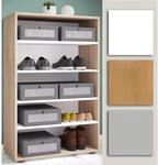 VCM Holz-Schuhschrank Ma&szlig;e: H. 110 x B. 70 x T. 37 cm Allzweckschrank 5
