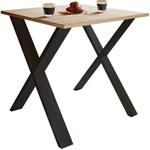 VCM Premium Holz Esstisch H. 76 x B. 80 x T. 50 cm K&uuml;chentisch Speisetisch Tisch