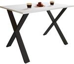 VCM Premium Holz Esstisch H. 76 x B. 140 x T. 80 cm K&uuml;chentisch Speisetisch