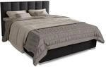 Juskys Boxspringbett Seattle 180x200cm - weicher Malmo-Stoff, komfortable