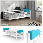 Vitalispa Bettkantenschutz Bettumrandung Kinderbett Kantenschutz t&uuml;rkis...