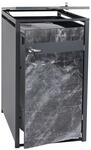 1er M&uuml;lltonnenverkleidung MCW-J82, M&uuml;lltonnenbox, erweiterbar, Metall 32kg,
