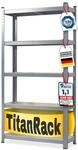 karatcommercial Schwerlastregal Grau-Anthrazit H&ouml;he: 220 cm Breite: 90 cm