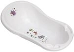 Lorelli Babybadewanne Hippo Ablagef&auml;cher 84 cm lang ergonomische Form ab Geburt