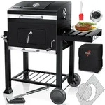 KESSER&reg; Grill Grillwagen XXL Holzkohlegrill mit Deckel, R&auml;dern,...
