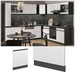 Vicco Geschirrsp&uuml;lerblende K&uuml;chenschrank K&uuml;chenm&ouml;bel R-Line J-Shape Anthrazit