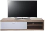 TV-Rack MCW-L33, TV-Board Fernsehtisch Lowboard TV-Schrank Kommode, Holz 43x180x41cm