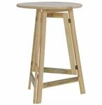 Fun Star Stehtisch &Oslash; 78 cm, komplett aus Kiefernholz Gestell klappbar