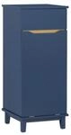 SoBuy W&auml;scheschrank mit 1 Schublade Blau 40x40x95cm Modern