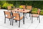 Merxx Schlossgarten Set 7tlg. Klapptisch