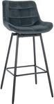 CLP Barhocker mit Lehne Weston, Barstuhl drehbar 180&deg; Schwenkfunktion, Sitz
