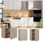 Vicco H&auml;ngeschrank Fame-Line Eiche Grau-Beige gerahmt 50 cm