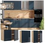 Vicco H&auml;ngeschrank Fame-Line Eiche Dunkelblau Hochglanz 60 cm