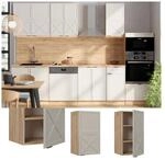 Vicco H&auml;ngeschrank Fame-Line Eiche Grau-Beige gerahmt 40 cm