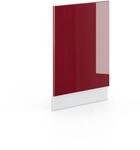VICCO Geschirrsp&uuml;lerfront 45 cm Bordeaux Hochglanz K&uuml;chenschrank Blende