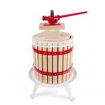Obstpresse, Weinpresse, Apfelpresse - Korb aus Holz 12 l