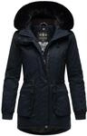 NAVAHOO Damen Sportlicher Wintermantel Baumwoll-Parka mit Kapuze Olessaa