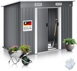 KESSER&reg; - Ger&auml;tehaus L Metall 4 m&sup3; mit Fundament 194x112x181 cm 2x...