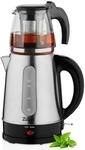 Zilan Teekocher 1,7L 2200W Edelstahl BPA-Frei Teemaschine Kettle