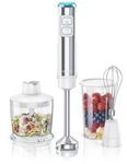 Arendo Stabmixer Edelstahl Set mit DC Motor - inkl. 800 ml Messbecher + Schneebesen