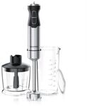 Arendo Edelstahl Stabmixer Set - vierfl&uuml;geliges Messer - P&uuml;rierstab - Variabler
