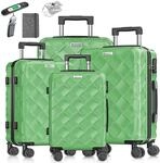 KESSER&reg; Reisekoffer Set 4-teilig Kofferset ABS Hartschalenkoffer mit