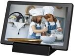 Denver PFF-1070 WLAN Bilderrahmen&ndash; 10,1", Frameo, Akkubetrieb, schwarz