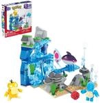 Mattel HXF79 - Mega - Pok&eacute;mon - Wasserabenteuer mit Schiggy, Enton & Finneon -