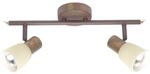 BRILLIANT Lampe Luca Spotrohr 2flg altkupfer/champagner 2x R50, E14, 40W, geeignet