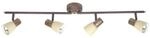 BRILLIANT Lampe Luca Spotrohr 4flg altkupfer/champagner 4x R50, E14, 40W, geeignet