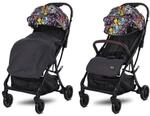 Lorelli Kinderwagen Buggy Minori faltbar PU-R&auml;der Getr&auml;nkehalter Fu&szlig;abdeckung grau