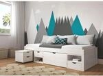 Inter Link Bett mit Stauraum Till inkl. Nachtkommode und Lattenrost 90x200 -...