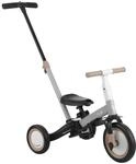Kikkaboo Dreirad Flip 5 in 1 Stahlrahmen rutschfeste Griffe einstellbar umbaubar grau