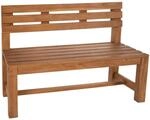 CLP Teakbank Augusta 150 cm Farbe:teak;Gr&ouml;&szlig;e:150 cm